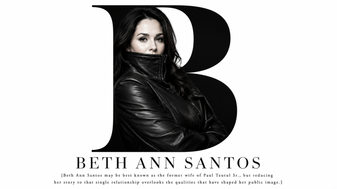 Portrait of Beth Ann Santos, former wife of American Chopper star Paul Teutul Sr.