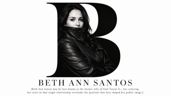 Portrait of Beth Ann Santos, former wife of American Chopper star Paul Teutul Sr.
